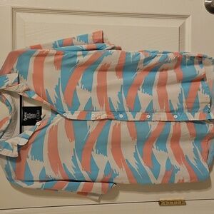 Trans pride button down NEVER WORN
